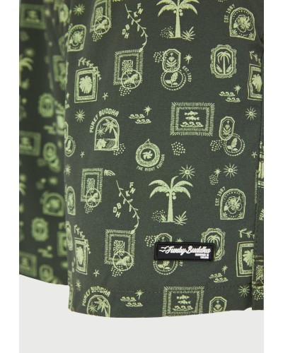 FUNKY SWIM SHORTS FBM013-007-16 DEEP FOREST