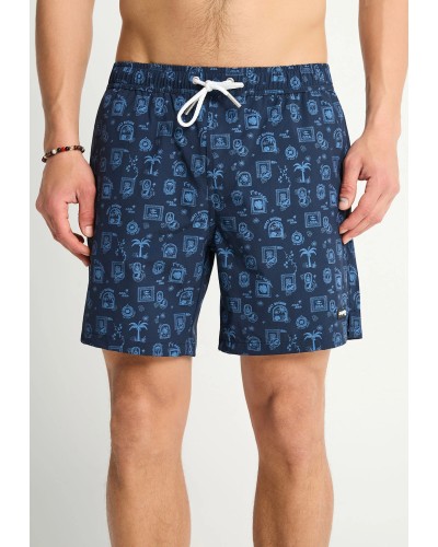 FUNKY SWIM SHORTS FBM013-007-16 NAVY