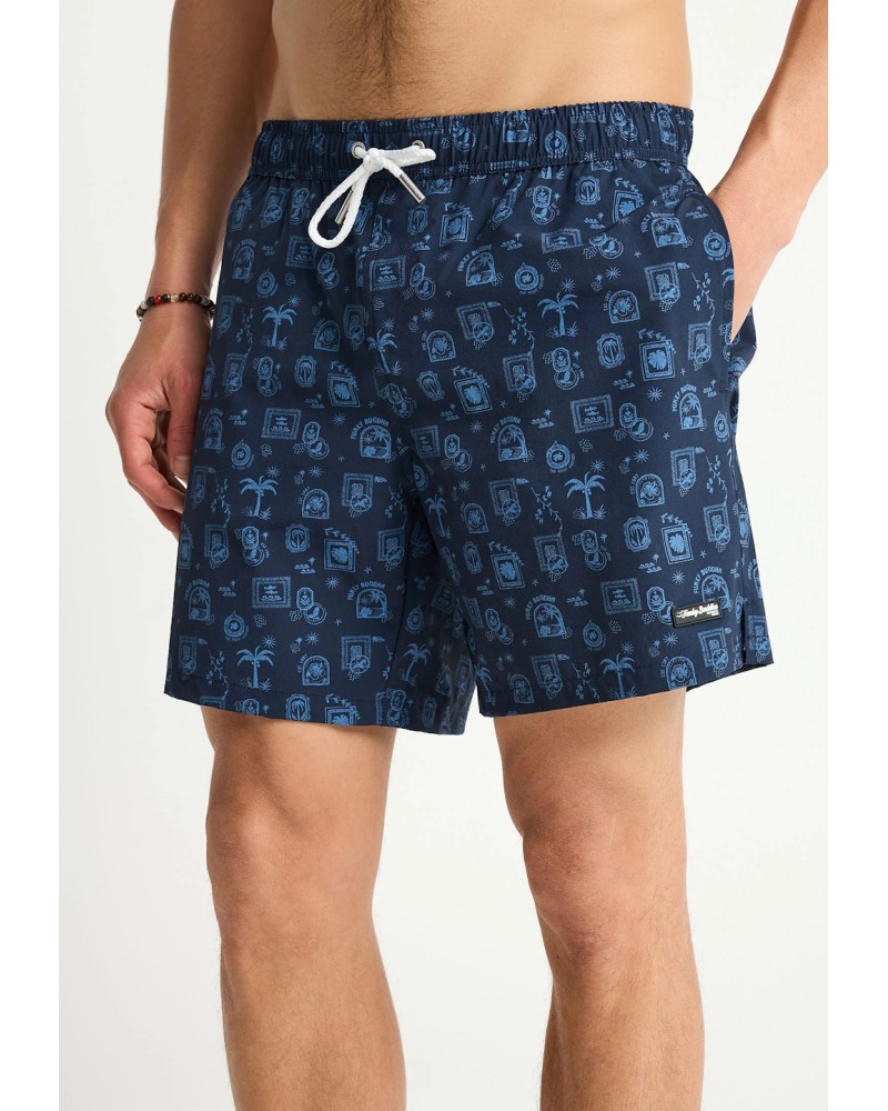 FUNKY SWIM SHORTS FBM013-007-16 NAVY
