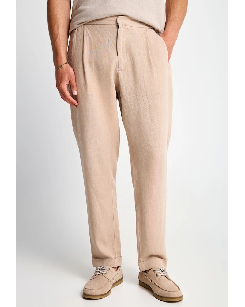 FUNKY BUDDHA LOOSE CHINO FBM013-007-02 GREIGE