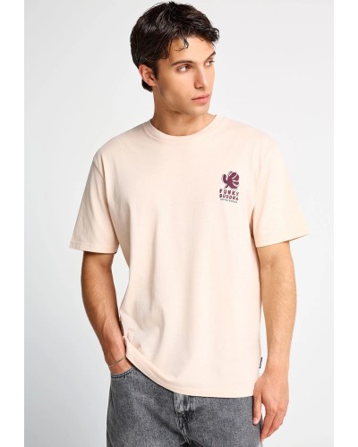 FUNKY BUDDHA T-SHIRT FBM013-088-04 ROSE WATER