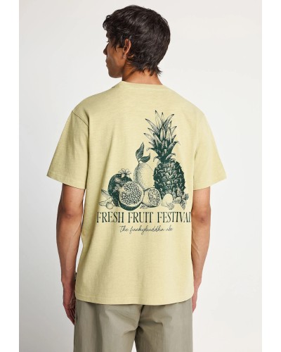 FUNKY BUDDHA T-SHIRT FBM013-082-04 FOAM GREEN