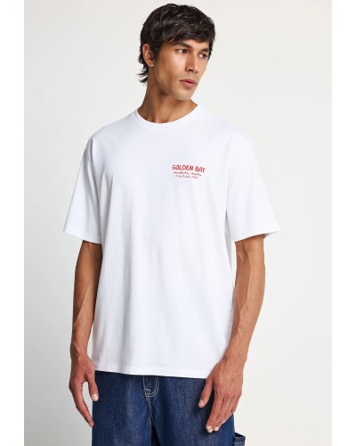 FUNKY BUDDHA T-SHIRT FBM013-061-04 WHITE