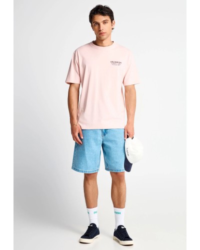 FUNKY BUDDHA T-SHIRT FBM013-061-04 ROSE WATER