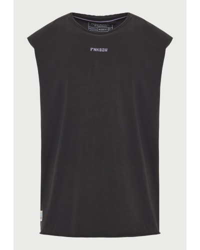 FUNKY BUDDHA T-SHIRT FBM013-096-04 ANTHRACITE