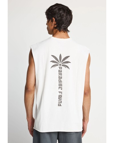 FUNKY BUDDHA T-SHIRT FBM013-096-04 OFF WHITE