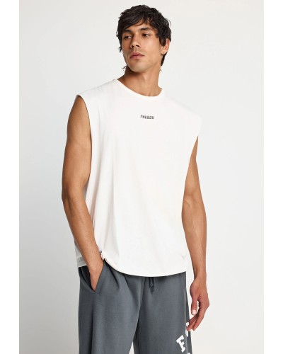 FUNKY BUDDHA T-SHIRT FBM013-096-04 OFF WHITE