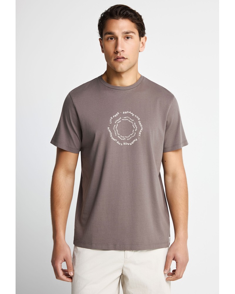 GARAGE 55	T-SHIRT GAM013-529-04 MOON MIST