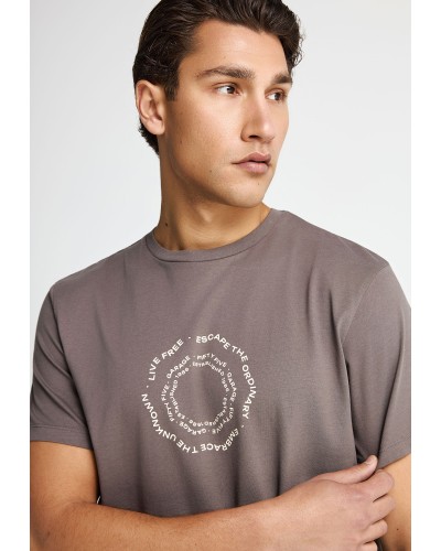 GARAGE 55	T-SHIRT GAM013-529-04 MOON MIST