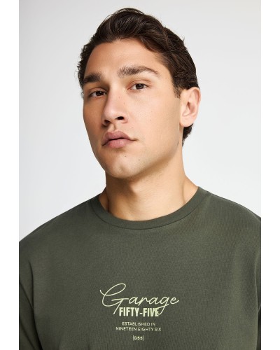 GARAGE 55	T-SHIRT GAM013-527-04 DEEP FOREST