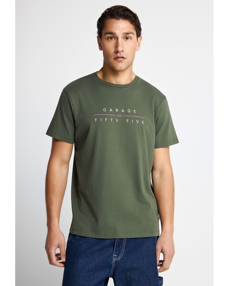 GARAGE 55	T-SHIRT GAM013-511-04 DEEP FOREST
