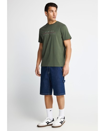 GARAGE 55	T-SHIRT GAM013-511-04 DEEP FOREST
