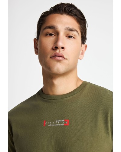 GARAGE 55	T-SHIRT GAM013-509-04 KHAKI