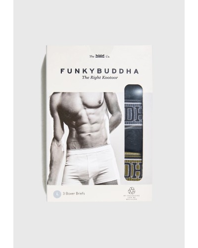 FUNKY BUDDHA UNDERWEARN FBM013-084-10	BLACK