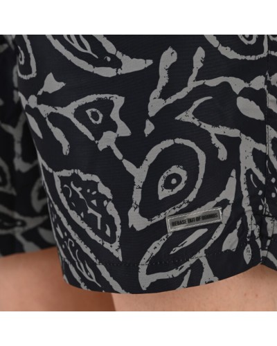 261RMTS-8021 Swim Shorts in Floral Print (AOP) CC65 Black