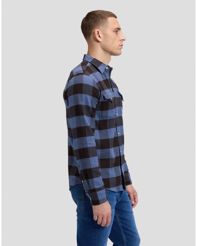 LEE CLEAN WESTERN SHIRT  CHOCOLATE TORTE