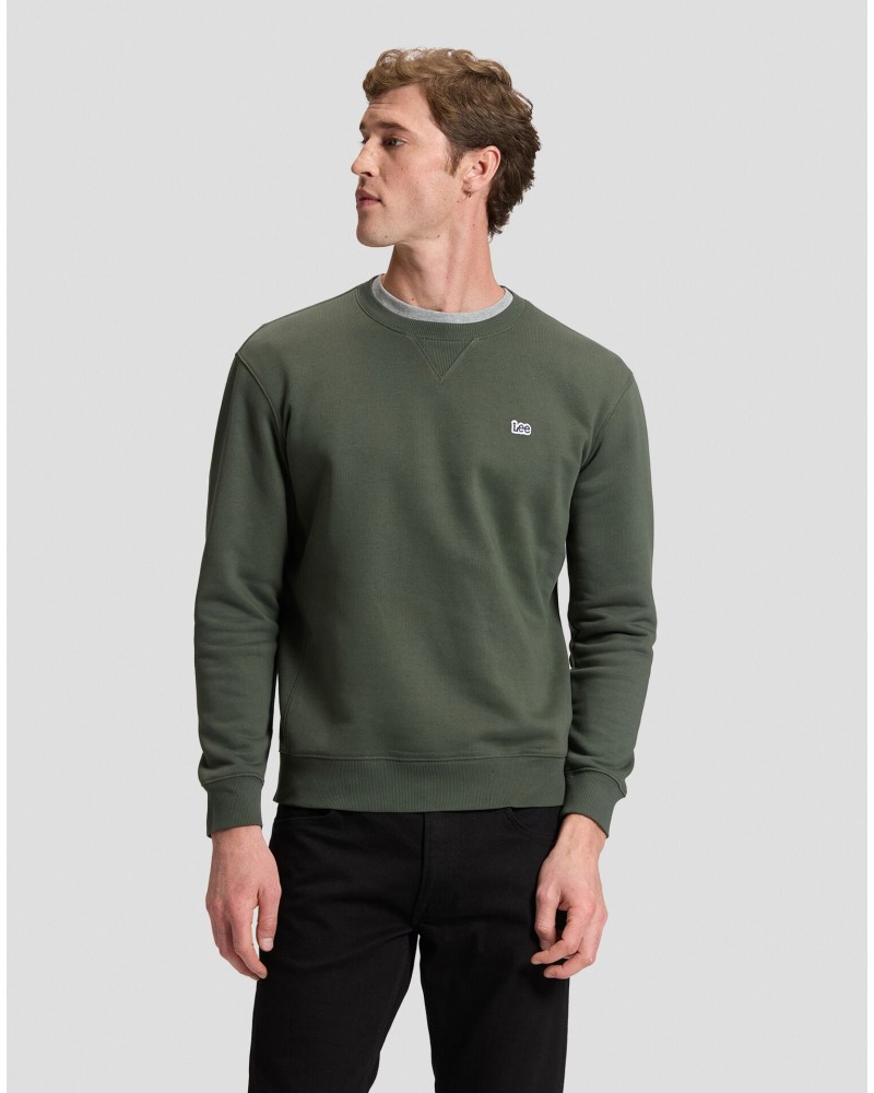 LEE	 PATCH CREW NECK SWS DEEP DEPTHS