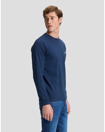 LS PATCH LOGO TEE	DRESS BLUES