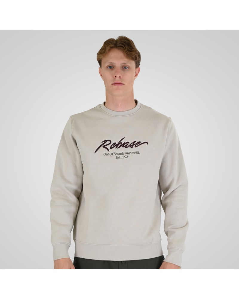 REBASE CREW NECK 262.RTOP-1115 ICE