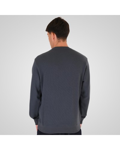 REBASE CREW NECK 262.RTOP-1121 STEEL BLUE