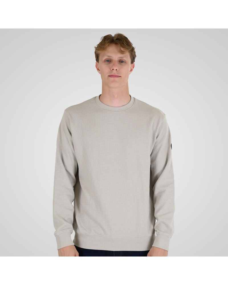 REBASE CREW NECK 262.RTOP-1121 ICE GREY