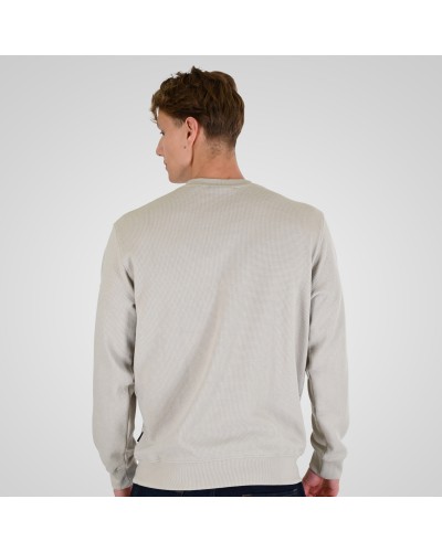 REBASE CREW NECK 262.RTOP-1121 ICE GREY