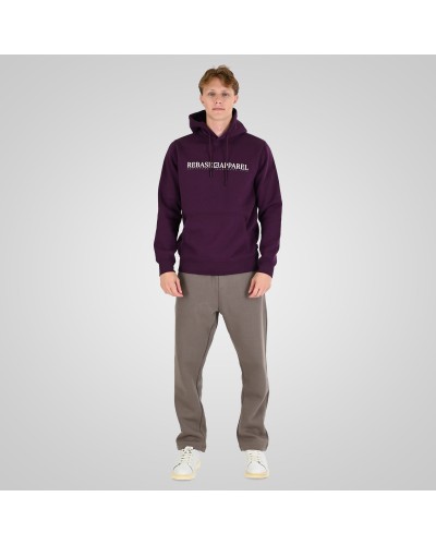 REBASE HOODIE 262.RTOP-1101	DK RASBERRY