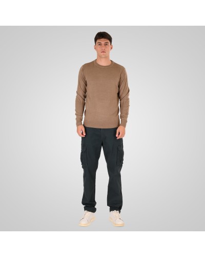 REBASE KNIT 262.RKNIT-8050 CIGAR MELANGE