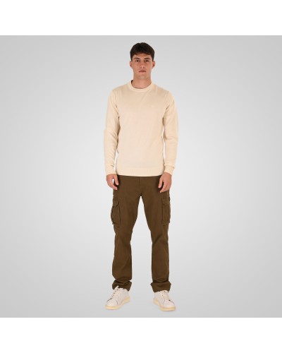 REBASE KNIT 262.RKNIT-8050 OFF WHITE MELANGE
