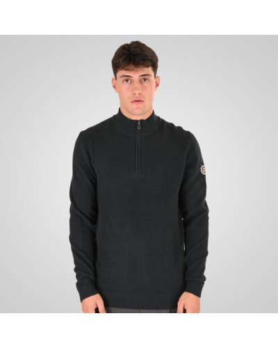 REBASE HALF ZIP KNIT 262.RKNIT-8054 DEEP FOREST