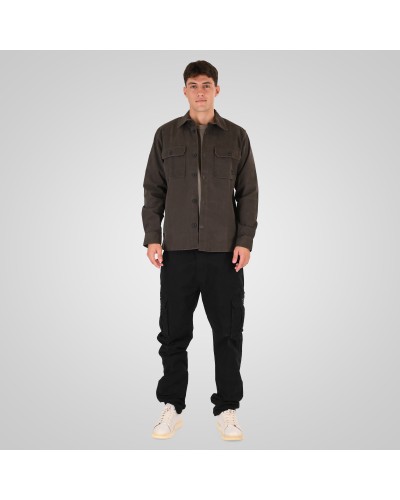 REBASE OVERSHIRT (RELAXED FIT) (TWILL FABRIC) 262.RGS-5210SHADOW GREY