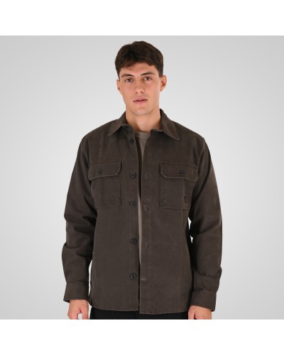 REBASE OVERSHIRT (RELAXED FIT) (TWILL FABRIC) 262.RGS-5210SHADOW GREY