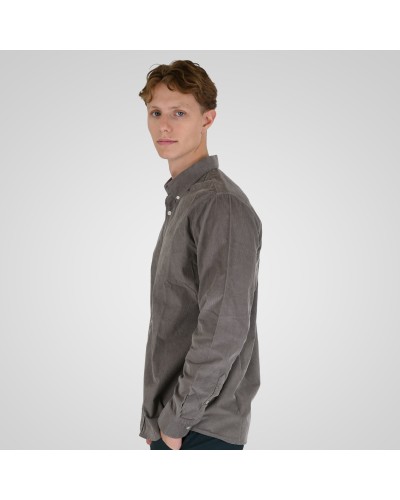 REBASE SHIRT 262.RGS-5206 SMOKE
