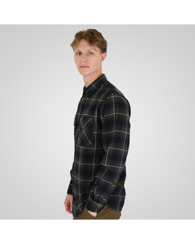 REBASE SHIRTS FLANNEL 262.RGS-5211 CC2 OLIVE BLUE