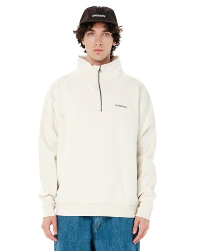 EMERSON  HALF ZIP  262.EM20.300 CLAY WHITE
