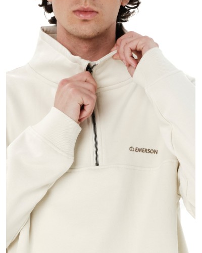 EMERSON  HALF ZIP  262.EM20.300 CLAY WHITE