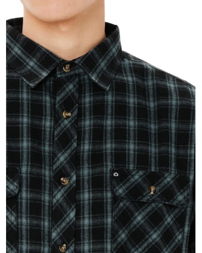 EMERSON CHECKERED FLANNEL BUTTON DOWN SHIRT 262.EM60.80 PINE GREEN/BLACK
