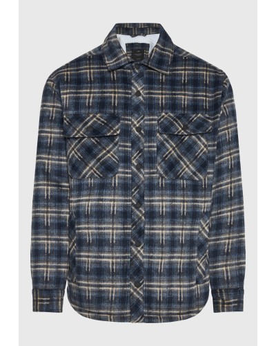 FUNKY BUDDHA JACKET FBM014-071-01 MIDNIGHT BLUE