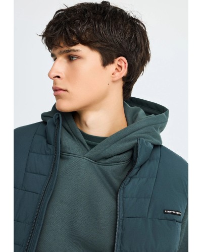 FUNKY BUDDHA JACKET FBM014-001-01 GREEN STORM