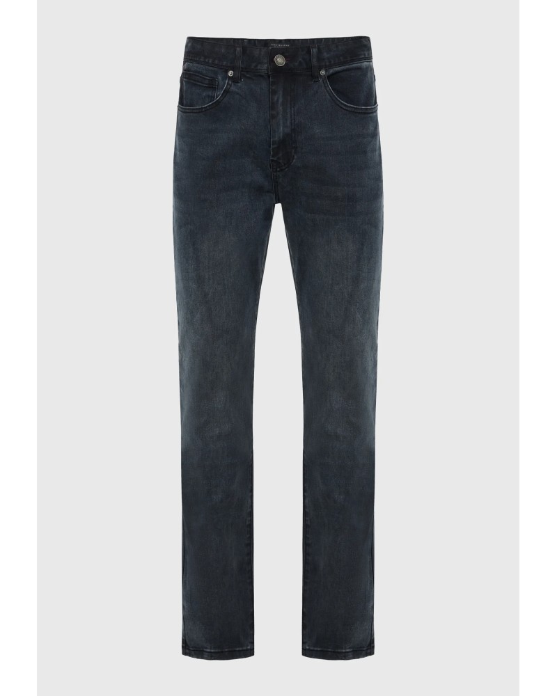 FUNKY BUDDHA JEAN TAPERED FBM014-073-02	BLUE BLACK