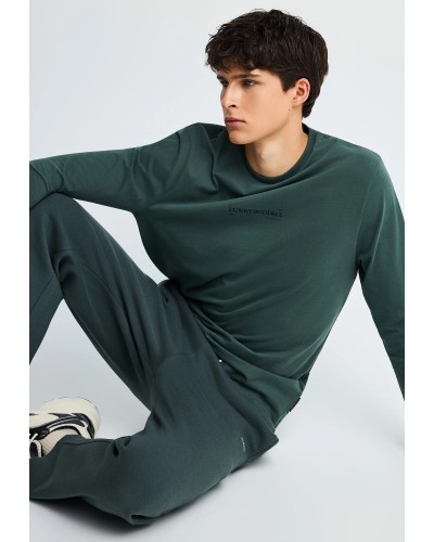 FUNKY BUDDHA LONGSLEEVE FBM014-005-07 GREEN STORM