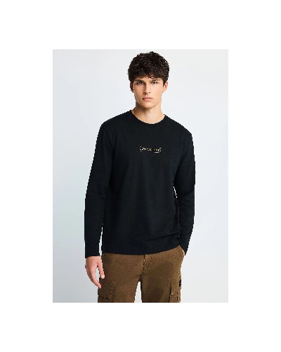FUNKY BUDDHA LONGSLEEVE FBM014-005-07 BLACK
