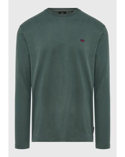 FUNKY BUDDHA LONGSLEEVE FBM014-001-07 GREEN STORM