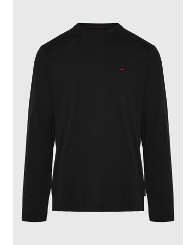 FUNKY BUDDHA LONGSLEEVE FBM014-001-07 BLACK