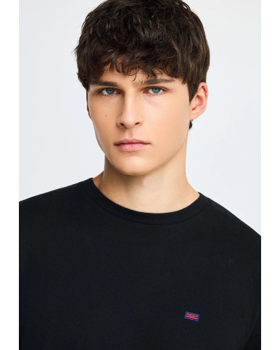 FUNKY BUDDHA LONGSLEEVE FBM014-001-07 BLACK