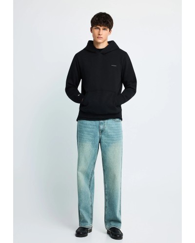 FUNKY BUDDHA HOODIE FBM014-002-06 BLACK