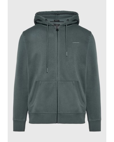 FUNKY BUDDHA FULL ZIP HOODIE FBM014-001-06 GREEN STORM