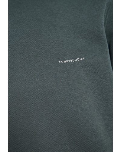 FUNKY BUDDHA SWEATSHIRTS CREW NECK FBM014-003-06	GREEN STORM