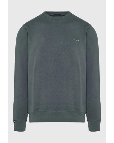 FUNKY BUDDHA SWEATSHIRTS CREW NECK FBM014-003-06	GREEN STORM