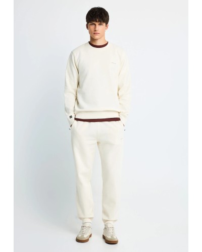 FUNKY BUDDHA SWEATSHIRTS CREW NECK FBM014-003-06	CHALK